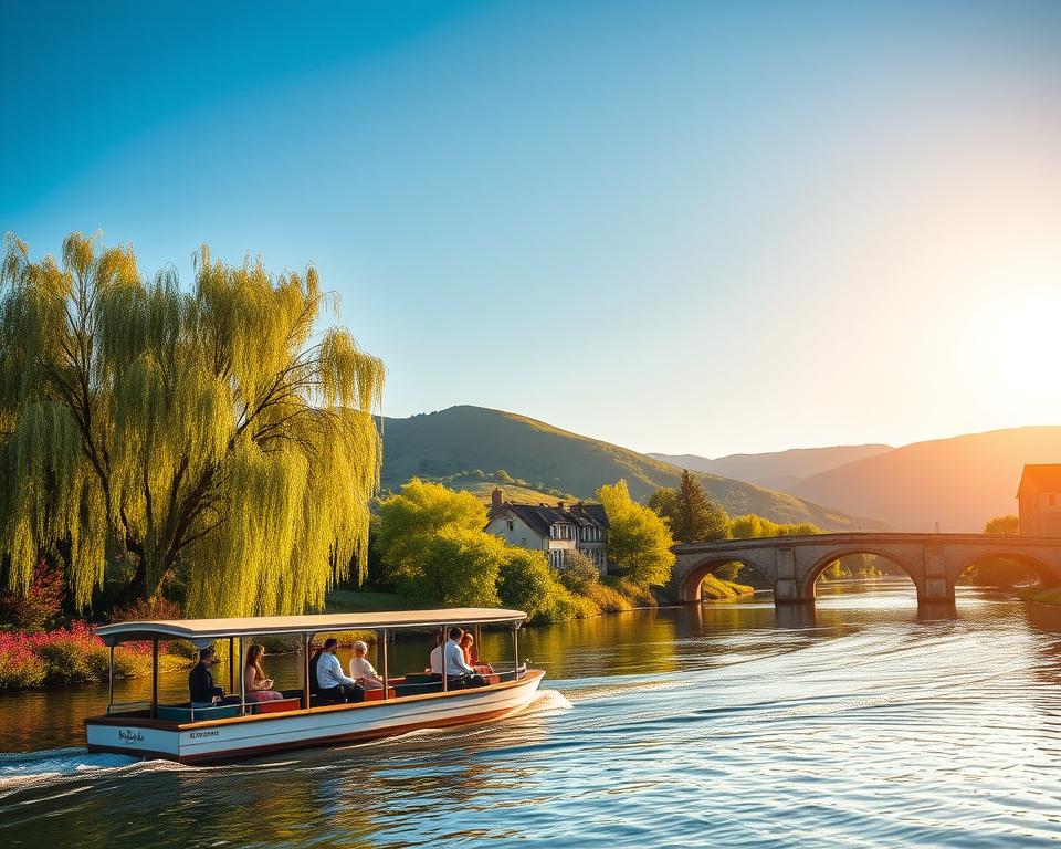 Schöne Flussrouten Frankreich