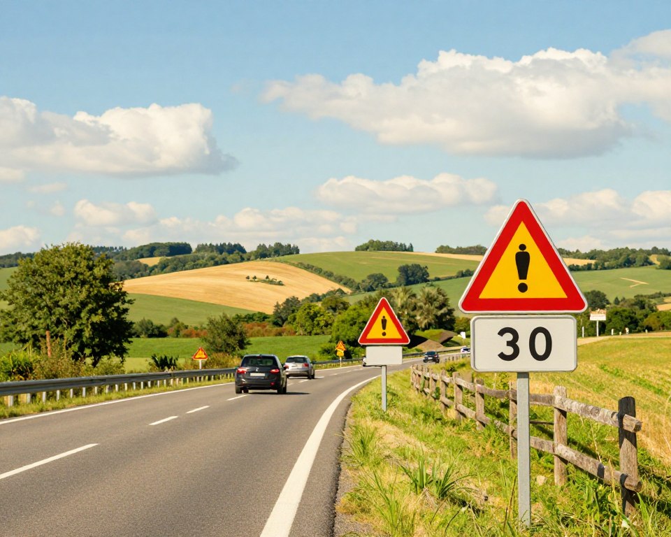 Verkehrsregeln Frankreich Autobahn