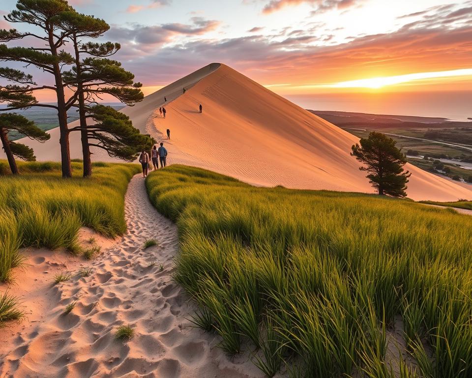 Wanderdüne Europa Aufstieg Wanderdüne Europa Aufstieg