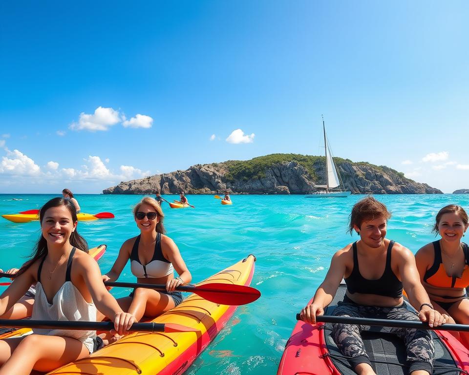 Wassersport auf den Îles Chausey Wassersport auf den Îles Chausey