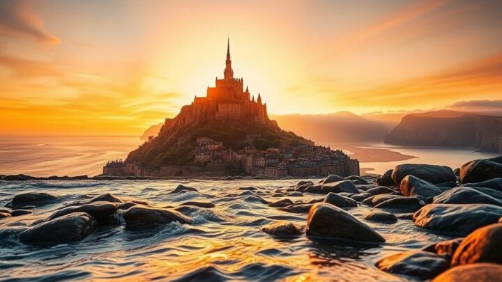 Entdecken Sie Mont-Saint-Michel in der Normandie